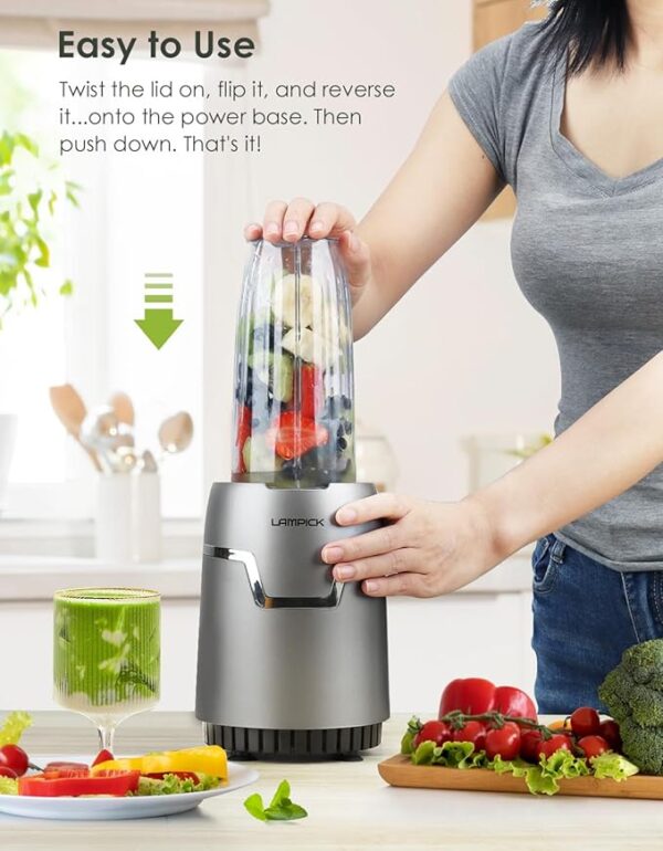 -20 % limeted time   Smoothie Blender, 1100W Personal Blender for Shakes - Image 3