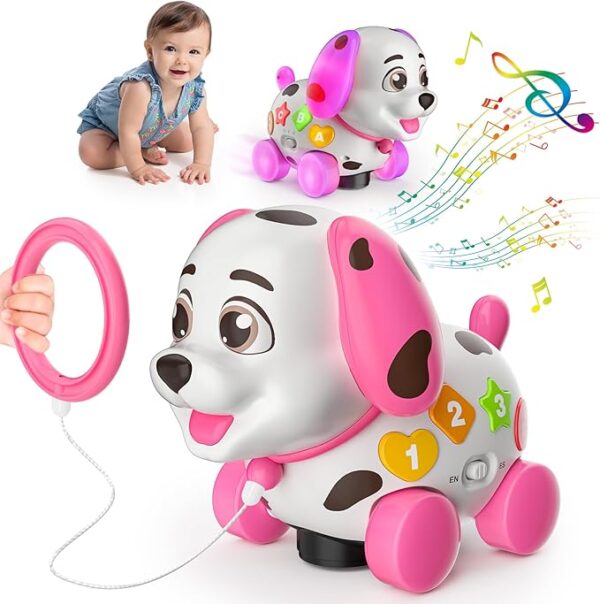 -18% limeted time ;; Musical Puppy Toys for 1 Year Old Boy Girl, Crawling & Walking Baby