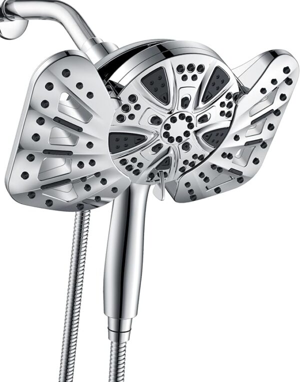 -41% limeted time deals};-Dual High Pressure Shower Head: GRICH 10 Inch 2-in-1 Shower Heads with Handheld Spray Combo