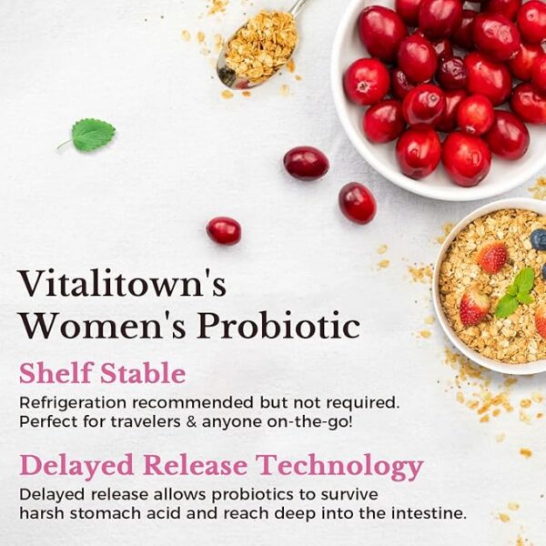 -29% limited time  Vitalitown Probiotics for Women 120 Billion CFUs, 30 Strains, - Image 3