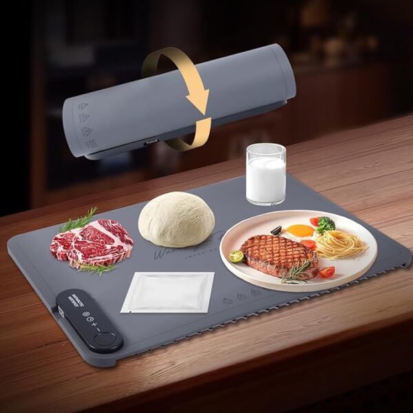 -25% limeted time; Apply 20% coupon;-Revolutionary Rollable Full Surface Heating Warming Mat for Food Party Buffet Daily Use