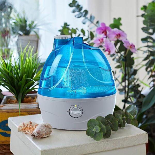 AquaOasis® Cool Mist Humidifier (2.2L Water Tank) Quiet Ultrasonic Humidifiers for Bedroom & Large room - Image 2