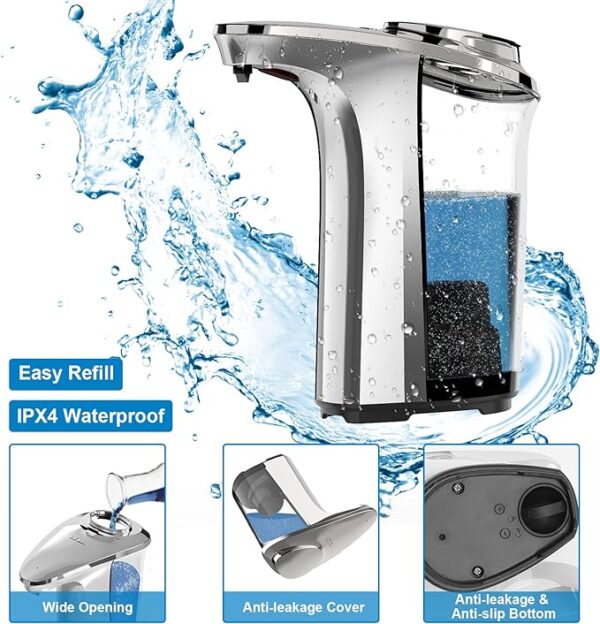 Automatic Soap Dispenser, Touchless Dish Soap Dispenser 17oz/500ml - Image 3