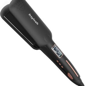 -42% limeted time;-Ceramic and Tourmaline Hair Straightener, 2 Inch Wide Flat Iron Hair Straightener,