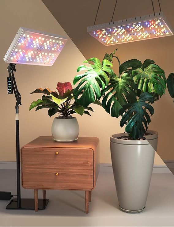 Coupon: Apply 10% coupon';--LetPot 60 Watt Plant Grow Lights Bulbs for Indoor Plants Full Spectrum, Smart APP Control, 8-Level Adjustable Light, - Image 2