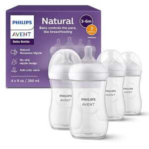 Limited time deal $23.99 with 20 percent savings-20%;-Philips Avent Natural Baby Bottles with Natural Response Nipples (Medium Flow