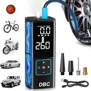-17% limeted time deals;-DBC Tire Inflator Portable Air Compressor, 3X Faster Cordless Bike Pump,