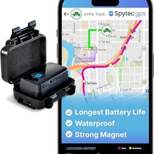Coupon: Apply 20% coupo;-Spytec GPS Mini GPS Smart Tracker for Vehicles, Cars, Trucks, Loved Ones,