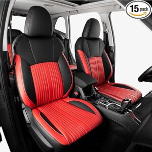 -13%limeted time deals+ Coupon:     Apply $32 coupon+ Save 10% promo code: MSFFMPWE +Save 20% promo code: M27OKX5I+  Save 25% promo code: M5IDNO5U;-Custom Seat Covers for Forester 2014 2015 2016 2017 2018 - Nappa Leather Front