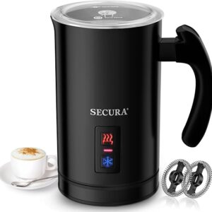 -22%;-Secura Electric Milk Frother, Automatic Milk Steamer Warm or Cold Foam Maker for Coffee, Cappuccino,