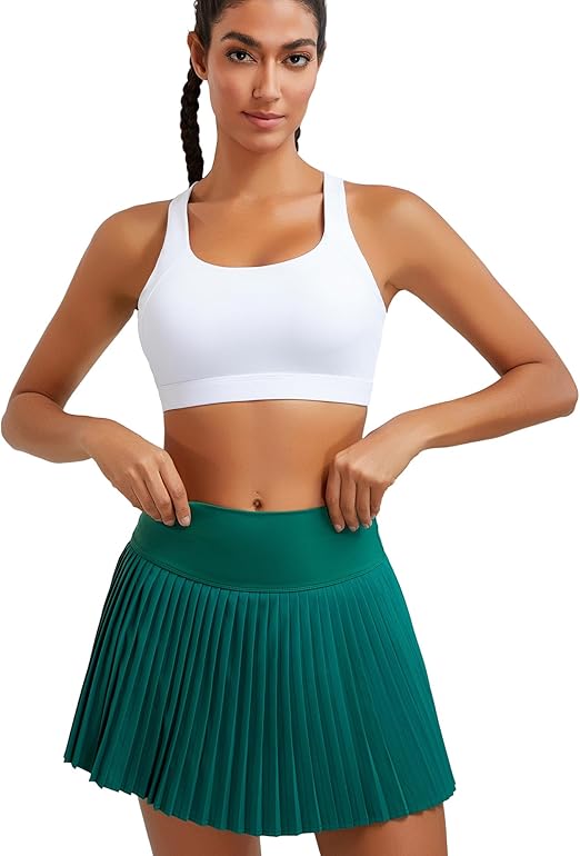 RUNNING GIRL Sports Bra for Women, Criss-Cross Back Padded Strappy Sports Bras Medium Support Yoga Bra with Removable Cups - Image 2