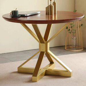 -5% +Coupon:     Apply 20% coupon;/B0D4QFN44Z?m} Metal Table Base,Modern Pedestal Dinning Table Legs with Suction Cups,Metal Modern Coffee Table (Gold, 30" H*27.6" W)